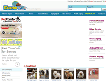 Tablet Screenshot of dunia-anjing.com